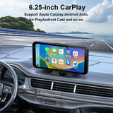 6.25 Inch Car Multimedia Player Open to Use Suppport Wireless Apple Carplay Android Auto with Front Camera Support Reverse Image