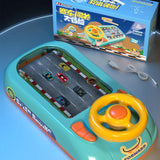 Racing Car Electronic Adventure Game Steering Wheel Driving Toy Children Simulation Vehicles With Music Sound For Kids Gift/Xmas