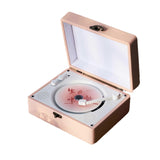 (Pink) Bluetooth CD Player Disc Player Birthday Festival Gift with Infrared Remote Fg