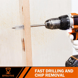 13x Spade Drill Sets,Alloy Steel Paddle Bit with Quick Change Shank, Flat Wood Hole Cutter 1/4inch to 1-1/2inch