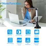 BK52 Portable Book & Document Camera - Capture A3 Size, HD 10 Mega-pixels, USB 2.0 High Speed Scanner with LED Light for ID Cards