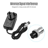 Console Mixer Power Supply AC Adapter 15V 230mA Universal 4-Pin Round Connector for 16 Channels or below Mixing Consoles