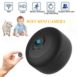 1080P HD Mini WiFi Security Camera Portable Night Vision Motion Detection Wireless Surveillance Camcorder for Home and Office