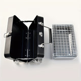 1pc Mini Charcoal Grill, Portable Backpack Stainless Steel BBQ Grill, Portable BBQ Grill, Enjoy Delicious Grilled Meals Anywhere