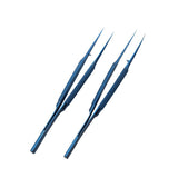 2 Piece Maintenance Tool Of Titanium Alloy Tweezers Machine 0.15Mm Demagnetization Of Sharp-Pointed Straight Bending Tweezers