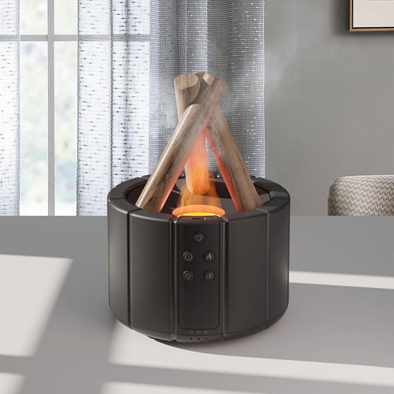 1pc, Creative Simulation Flame Humidifier, Household Air Humidifier, Home Decor Room Decor Back To School Supplies