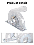 Extractor Cutting Guard Suitable For 4-5" Diameter Angle Grinder And 3"/4"/5" Saw Blades Transparent Grinding Dust Cover