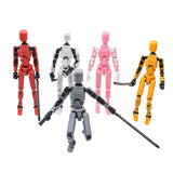 Multi Jointed Movable 3D Printed Mannequin Toucky PVC Model Lucky 13 Full Body Activity Robot Action Figures, Durable
