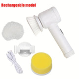 1pc Electric Magic Brush, Spin Scrubber, Electric Cleaning Brush 5-in-1 Handheld Kitchen Cleaner