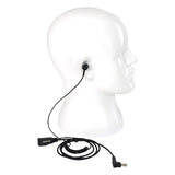 walkie talkie roll up earphones, earplug type in type, K-head/M-head dual needle, left and right ear universal