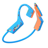 Kids Bone Conduction Headphone Bluetooth 5.0 Cartoon Headset Earphone Wireless Headphone with Mic for Study Music Calling