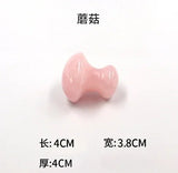 Rose Quartz Powder Crystal Jade Roller Massage Spa Pink Face Massagers Gua Sha Natural Stone Beauty Tools Facial Lift Up