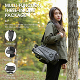 8.6L Bicycle Water Resistant Bike Rack Bag Reflective Large Capacity Lage Trunk Pannier Pouch