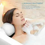 1Pcs Spa Bath Bathtub Non-slip Suction Cups Neck Head Relaxing Soft Comfortable Pillow Bathroom Supplies