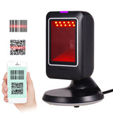 MP6300Y Barcode Scanner - 1D/2D/QR Omnidirectional, USB Wired, CMOS Image, Hand-Free for Supermarket, Boutique, Retail.