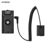 Andoer NP-F970 F750 Plate Holder Adapter + FZ100 Dummy Battery Coupler for Sony A7 III/A7R IV/A9/A9 II Cameras