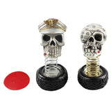 Skull Head Decoration Cartoon Appearance Widely Used Ornament Doll Car Interior Jewelry Halloween Gift