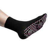 Breathable 1Pair Self-heating Hhysiotherapy Anti-fatigue Tourmaline Therapy Foot Massage Warm Sock Comfortable Healthy Care