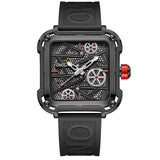 ONOLA Brand Classic Mens Retro Watches Automatic Mechanical Watch Clock Genuine Leather Waterproof Military Wristwatch