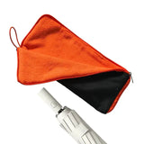Folding Carrying Chenille Drying Puff With Zipper Super Absorbent Umbrella Bag Quick-Drying Hand Towels