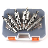 16-35 mm Alloy Hole Saw Set Reaming Bit is Suitable for Stainless Steel Iron Plate Metal Processing Drilling Tool