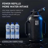 Intelligent Large Capacity Male Sports Female Fiess Water Bottle Portable Big Belly Cup Straw