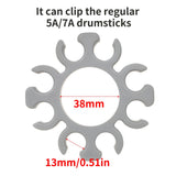 Drumsticks Drumstick Grabber Stick Brush Holder Anti-slip Rubber Drum Rod Holds up to 4 Pairs