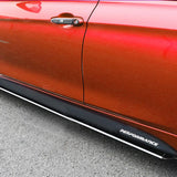 Side Skirt Sills Stickers For F30 F31 F32 F33 F15 F16 F10 E60 E61 Carbon Fiber Vinyl Decals Car Body Decoration