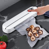 with 10Pcs Bags Automatic Household Food Seag One Touch Powerful Vacuum Sealer hine