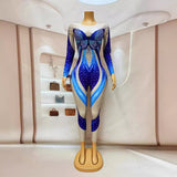 Personalized street jumpsuits, runway shows, performance costumes, nightclubs, bars, DJs, dresses, colorful butterflies