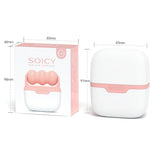 Portable Double-headed Ice Roller W V Wave Skin Relaxation Firming Massager Home Ice Compress Beauty Instrument