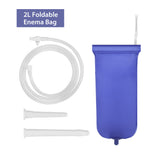 2L Enema Bag Reusable Silicone Kit Water Colon Cleansing Enteroclysm Detoxified Bowel Bags Vaginal Anal Washing Cleaning Set