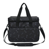Multi-Function Pet Travel Shoulder Bag Dog Food Tote Carrier Container Organizer Set For Outdoor Camping Food Storage Containers