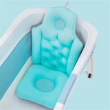 Adult Folding Cushion SPA Head Rest Net Bathing Baby Pillow Anti-slip Bed Pad Bathtub Bath Cushioned E7V4
