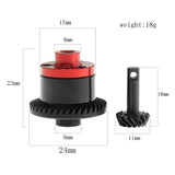 Case Diff 39T Input Gear 15T Metal RC Accessories For Traxxas 1/16 E-Revo RALLY SUMMIT SLASH Rc Car Upgrade Parts