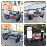 1pc Multi Functional Box Side Doors Windows Telephone Slots Hanging Cup Holder Car Storage Rack Accessories