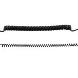 EAK006 K-head dual needle coiled wire air guided earphones [voice controlled VOX]