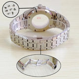 42 mm Automatic hine Steel Sier Shell Case Sapphire Glass with Watch Band for 2813 Miyota 8205 8215 Movement