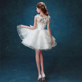 2016 new bridesmaid dress, bride wedding short dress, toast, annual dress, presided over the performance