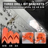 Electric Bits Sharpener Wear Resistant Diamond Grinding Blade Sharpening Tool Impact Drill Milling Cutter Grinder