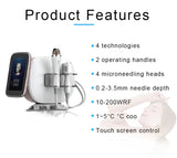 RF Microneedle hine No Needle Meso Mesotherapy Gun Injector Removal Face Lifting Water Injection Anti Aging Salon 2 in 1 Beauty Equipment