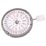 Automatic Movement NH36/NH36A Self-Winding Mechanical Quick Date/Day Setting 3.8 O'Clock Crown 24 Jewels White