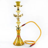 CRUSHER Glass Set with Textured Water Bottle Chicha Bowl Single Hose Hookaah Hoka Complete Narguilhe Hookah Accessories