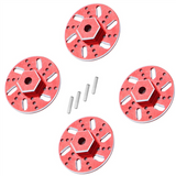 4Pcs Metal 9mm Wheel Hex Adapter Brake Disc for SG 1603 SG1603 SG1604 UD1601 UD1603 UD1604 1/16 RC Car Upgrades Parts,1
