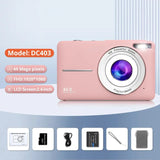 HD Digital 44MP 1080P FHD Photography Video Camcorder 16X Zoom Portable Vlogging Camera for Kids Adults Beginners