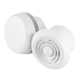 12V Roof 4000R/min LED Air Ceig Ventilation Grille Round for Campers Motorhome Travel Trailer Van Rooir Vent RV Fan