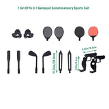 Gamepad Somatosensory Sports Suit Game Handle Bracket Lightsaber Set For PSVR2 Handle 14 In 1 With PSVR2 Sports Racket