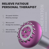 Multifunctional EMS Body Vibration Massage Machine Hot Compress Massage Brush Body Wireless Body Electric Massager