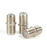 100PCS/Lot F Type UHdapter Female F/F Jack RG6 Coaxial Cable High Quality Coax Connector For TV Video