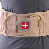 Decompression Lumbar Support Waist Air Traction Brace Spinal Back Relief Belt Backach Pain Release Massager Unisex